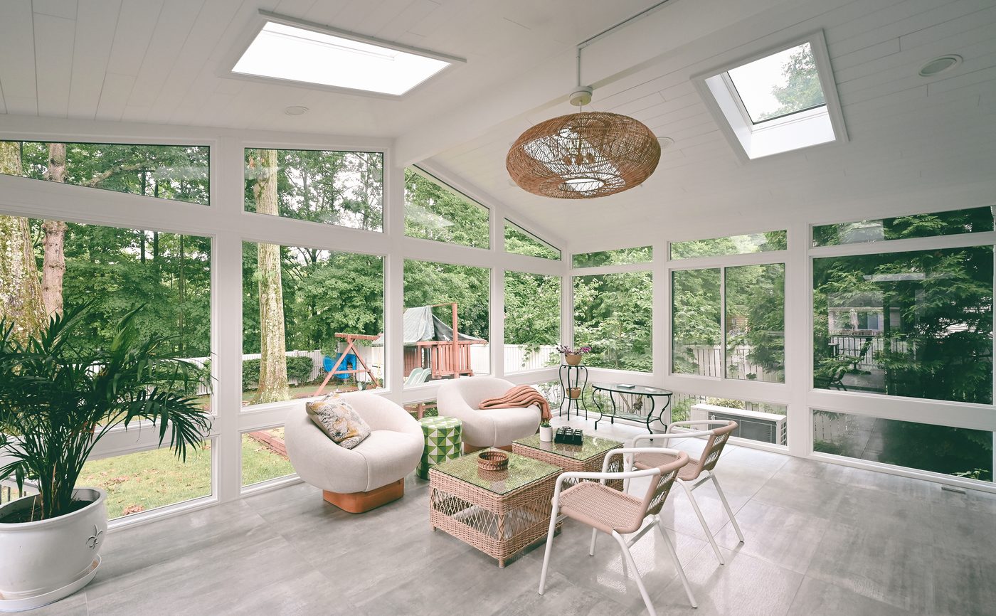 Year-round LivingSpace sunroom in Gloucester County NJ