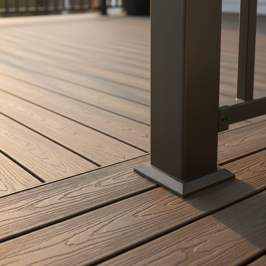 Trex deck railing detail in South Jersey NJ
